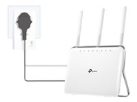 TP-Link TL-PA7017P KIT - Gigabit Passthrough Powerline Starter Kit - pont - Branchement mural TL-PA7017PKIT(FR)