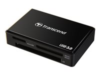 Transcend Multi-Card Reader RDF8 - Lecteur de carte (MS, CF, SDHC, MS Micro, microSDHC, SDXC, SDHC UHS-I, SDXC UHS-I, MS XC) - USB 3.0 TS-RDF8K