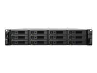 Synology RackStation RS3621RPxs - Serveur NAS - 12 Baies - rack-montable - SATA 6Gb/s - RAID RAID 0, 1, 5, 6, 10, JBOD, disque de réserve 5, 6 disques de secours, disque de réserve 10, disque de réserve 1, RAID F1, disque de secours F1 - RAM 8 Go - Gigabit Ethernet - iSCSI support - 2U RS3621RPXS