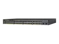 Cisco Catalyst 2960X-48TD-L - Commutateur - Géré - 48 x 10/100/1000 + 2 x 10 Gigabit SFP+ - de bureau, Montable sur rack WS-C2960X-48TD-L