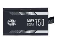 Cooler Master MWE Bronze V2 750 - Alimentation électrique (interne) - ATX12V 2.52/ EPS12V - 80 PLUS Bronze - CA 100-240 V - 750 Watt - PFC active - Europe MPE-7501-ACAAB-EU