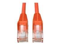 Tripp Lite 7ft Cat5e / Cat5 Snagless Molded Patch Cable RJ45 M/M Orange 7' - Cordon de raccordement - RJ-45 (M) pour RJ-45 (M) - 2.13 m - UTP - CAT 5e - IEEE 802.3ba - moulé, sans crochet, bloqué - orange N001-007-OR