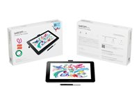 Wacom One DTC133 - Numériseur avec Écran LCD - 29.4 x 16.6 cm - filaire - USB, HDMI - blanc silex DTC133W0B