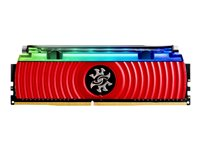 XPG SPECTRIX D80 Liquid Cooling - DDR4 - 8 Go - DIMM 288 broches - 3200 MHz / PC4-25600 - CL16 - 1.35 V - mémoire sans tampon - non ECC - rouge AX4U320038G16-SR80