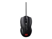 ASUS Cerberus - Souris - droitiers et gauchers - optique - 5 boutons - filaire - USB - noir - pour ROG Strix G15; G17; ROG Zephyrus G14; M15; S15; S17; TUF Gaming F17; FX505; TUF505 90YH00Q1-BAUA00