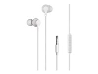 BIGBEN Connected - Écouteurs avec micro - intra-auriculaire - filaire - jack 3,5mm - blanc KPINTRAJACKRW