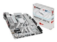 MSI H270M MORTAR ARCTIC - Carte-mère - micro ATX - Socket LGA1151 - H270 - USB 3.1 Gen 1, USB-C Gen1 - Gigabit LAN - carte graphique embarquée (unité centrale requise) - audio HD (8 canaux) H270M MORTAR ARCTIC