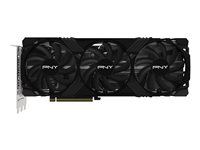 PNY GeForce RTX 4070 Ti 12GB Verto LED Triple Fan - Carte graphique - GeForce RTX 4070 Ti - 12 Go GDDR6X - PCIe 4.0 x16 - HDMI, 3 x DisplayPort VCG4070T12TFXPB1