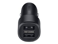 Samsung GP-PLU021HEB - Adaptateur d'alimentation pour voiture - 2 connecteurs de sortie (USB) GP-PLU021HEBBW