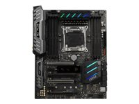 MSI X299 SLI PLUS - Carte-mère - ATX - LGA2066 Socket - X299 - USB 3.1 Gen 1, USB-C Gen2, USB 3.1 Gen 2 - 2 x Gigabit LAN - audio HD (8 canaux) X299 SLI PLUS