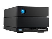 LaCie 2big Dock STLG20000400 - Baie de disques - 20 To - 2 Baies (SATA-600) - HDD 10 To x 2 - Thunderbolt 3, USB 3.2 Gen 2 (externe) - avec Plan de service de récupération des données d'une durée de 5 ans STLG20000400