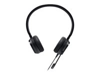 Dell Pro Stereo Headset - UC150 - Skype for Business - Micro-casque - sur-oreille - filaire - USB - pour Latitude 33XX, 34XX, 35XX, 73XX, 94XX, 95XX; OptiPlex 30XX, 70XX; Vostro 53XX, 5502 520-AAMD