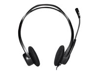 Logitech PC Headset 960 USB - Micro-casque - sur-oreille - filaire 981-000100