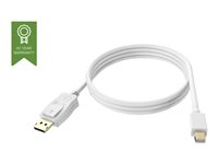 Vision Techconnect TC 2MMDPDP - Câble DisplayPort - Mini DisplayPort (M) pour DisplayPort (M) - 2 m - support 4K - blanc TC 2MMDPDP