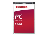 Toshiba L200 - Disque dur - 2 To - interne - 2.5" - SATA 6Gb/s - 5400 tours/min - mémoire tampon : 128 Mo HDWL120EZSTA