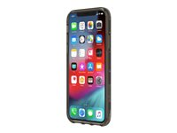 Griffin Survivor Clear - Coque de protection pour téléphone portable - polycarbonate, polyuréthanne thermoplastique (TPU) - noir/clair - pour Apple iPhone X, XS GIP-007-CBK