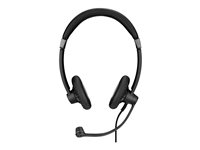 EPOS I SENNHEISER SC 75 USB MS - Culture Plus Mobile - micro-casque - sur-oreille - filaire - noir 507086