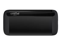 Crucial X8 - Disque SSD - 500 Go - externe (portable) - USB 3.1 Gen 2 (USB-C connecteur) CT500X8SSD9