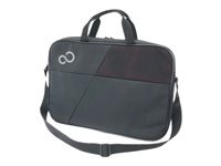 Fujitsu Casual Entry Case 16 - Sacoche pour ordinateur portable - jusqu'à 16" - noir avec accents rouges - pour CELSIUS H7510 (15.6 "); LIFEBOOK E5510 (15.6 ") S26391-F1120-L107