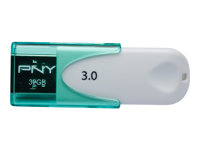 PNY Attaché 4 3.0 - Clé USB - 32 Go - USB 3.0 - vert FD32GATT430-EF