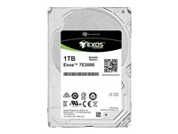 Seagate Exos 7E2000 ST1000NX0363 - Disque dur - chiffré - 1 To - interne - 2.5" SFF - SAS 12Gb/s - nearline - 7200 tours/min - mémoire tampon : 128 Mo - Self-Encrypting Drive (SED) ST1000NX0363