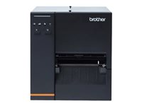 Brother TJ-4005DN - Imprimante d'étiquettes - thermique direct - Rouleau (12 cm) - 203 dpi - jusqu'à 152 mm/sec - USB 2.0, LAN, série, hôte USB 2.0 TJ4005DNZ1