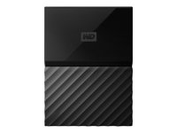 WD My Passport WDBS4B0020BBK - Disque dur - chiffré - 2 To - externe (portable) - USB 3.0 - AES 256 bits - noir WDBS4B0020BBK-WESN