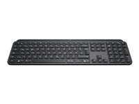 Logitech MX Keys - Clavier - rétroéclairé - Bluetooth, 2.4 GHz - Français - graphite 920-009406