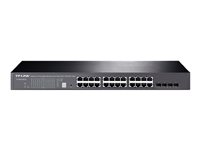 TP-LINK JetStream T1700G-28TQ - Commutateur - Géré - 24 x 10/100/1000 + 4 x 10 Gigabit SFP+ - Montable sur rack T1700G-28TQ