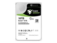 Seagate Exos X16 ST16000NM001G - Disque dur - 16 To - interne - SATA 6Gb/s - 7200 tours/min - mémoire tampon : 256 Mo ST16000NM001G