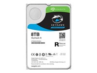 Seagate SkyHawk AI ST8000VE000 - Disque dur - 8 To - interne - 3.5" - SATA 6Gb/s - 7200 tours/min - mémoire tampon : 256 Mo ST8000VE000