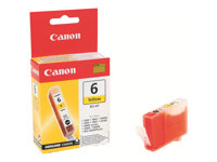 Canon BCI-6Y - Jaune - original - réservoir d'encre - pour i96X, 990, 99XX; PIXMA IP3000, IP4000, iP5000, iP6000, iP8500, MP750, MP760, MP780; S830 4708A002