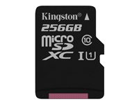 Kingston Canvas Select - Carte mémoire flash - 256 Go - UHS-I U1 / Class10 - microSDXC UHS-I SDCS/256GBSP