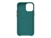 LifeProof WAKE - Coque de protection pour téléphone portable - plastique recyclé d'origine marine - en dessous de, modèle d'onde douce - pour Apple iPhone 12 mini 77-65400