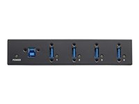 Tripp Lite 4-Port Rugged Industrial USB 3.0 SuperSpeed Hub - Concentrateur (hub) - 4 x SuperSpeed USB 3.0 - Montage sur rail DIN, fixation murale U360-004-IND