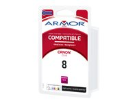 Armor - Magenta - compatible - cartouche d'encre (alternative pour : Canon CLI-8M) - pour Canon PIXMA iP3500, iP4500, MP510, MP520, MP610, MP960, MP970, MX700, MX850, Pro9000 B12385R1