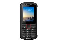 Crosscall Spider X4 - 3G téléphone de service - double SIM - RAM 64 Mo / Mémoire interne 128 Mo - microSD slot - Écran LCD - 240 x 320 pixels - rear camera 2 MP - noir SPX4.BB.NN000