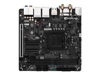 Gigabyte GA-Z270N-WIFI - 1.0 - carte-mère - mini ITX - Socket LGA1151 - Z270 - USB 3.1 Gen 1, USB-C Gen1 - Bluetooth, 2 x Gigabit LAN, Wi-Fi - carte graphique embarquée (unité centrale requise) - audio HD (8 canaux) GA-Z270N-WIFI