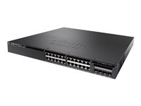 Cisco Catalyst 3650-24TS-E - Commutateur - C3 - Géré - 24 x 10/100/1000 + 4 x SFP - de bureau, Montable sur rack WS-C3650-24TS-E