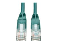 Tripp Lite 7ft Cat5e / Cat5 Snagless Molded Patch Cable RJ45 M/M Green 7' - Cordon de raccordement - RJ-45 (M) pour RJ-45 (M) - 2.13 m - UTP - CAT 5e - IEEE 802.3ba - moulé, sans crochet, bloqué - vert N001-007-GN