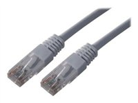 MCL Eco - Cordon de raccordement - RJ-45 (M) pour RJ-45 (M) - 3 m - UTP - CAT 5e - moulé, bloqué - gris UTP5E-3M