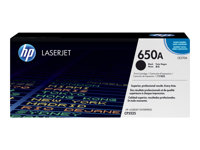 HP 650A - Noir - original - LaserJet - cartouche de toner (CE270A) - pour Color LaserJet Enterprise CP5520, CP5525, M750 CE270A