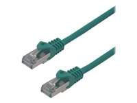 MCL Eco - Cordon de raccordement - RJ-45 (M) pour RJ-45 (M) - 3 m - paire torsadée écrantée (F/UTP) - CAT 6 - moulé, bloqué - vert FTP6-3M/V