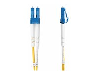 StarTech.com 7m (22.9ft) LC to LC (UPC) OS2 Single Mode Duplex Fiber Optic Cable, 9/125µm, Laser Optimized, 10G, Bend Insensitive, Low Insertion Loss - LSZH Fiber Patch Cord (SMDOS2LCLC7M) - Cordon de raccordement - mode unique LC/UPC (M) pour mode unique LC/UPC (M) - 7 m - 2 mm - fibre optique - duplex - 9 / 125 micromètres - OS1/OS2 - sans halogène, passif - jaune SMDOS2LCLC7M