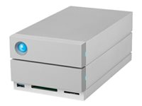 LaCie 2big Dock Thunderbolt 3 - Baie de disques - 16 To - 2 Baies (SATA-600) - HDD 8 To x 2 - USB 3.1, Thunderbolt 3 (externe) STGB16000400