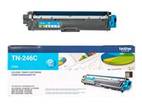 Brother TN246C - Cyan - originale - cartouche de toner - pour Brother DCP-9017, DCP-9022, HL-3142, HL-3152, HL-3172, MFC-9142, MFC-9332, MFC-9342 TN246C