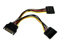 StarTech.com Adaptateur de câble répartiteur d'alimentation en Y SATA 15 cm - M/F - Répartiteur d'alimentation - alimentation SATA (M) pour alimentation SATA (F) - 15.2 cm - pour P/N: BRACKET125PT, BRACKET125PTP, BRACKET425F, PEXUSB311AC3, S251BU31REM, SATBP125VP PYO2SATA