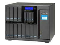 QNAP TS-1685 - Serveur NAS - 16 Baies - SATA 6Gb/s - RAID 0, 1, 5, 6, 10, JBOD, disque de réserve 10 - RAM 64 Go - Gigabit Ethernet / 10 Gigabit Ethernet - iSCSI TS-1685-D1531-64GR