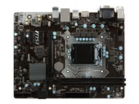 MSI H110M PRO-VDP - Carte-mère - micro ATX - Socket LGA1151 - H110 - USB 3.1 Gen 1 - Gigabit LAN - carte graphique embarquée (unité centrale requise) - audio HD (8 canaux) H110M PRO-VDP