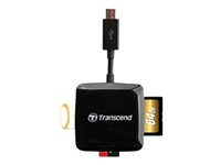 Transcend RDP9 Smart OTG Card Reader - Lecteur de carte (SD, miniSD, microSD, SDHC, miniSDHC, SDXC, SDHC UHS-I, SDXC UHS-I, microSDHC UHS-I, microSDXC UHS-I, miniSDXC) - USB TS-RDP9K